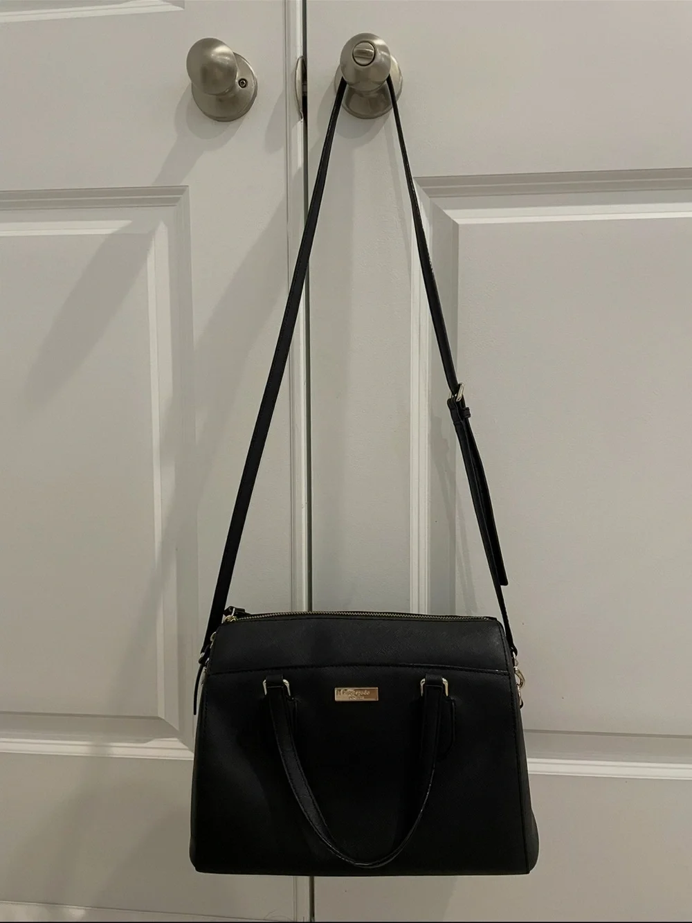 kate spade structured satchel